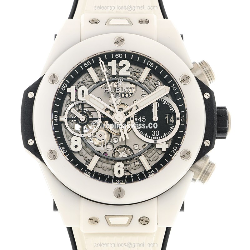Hublot Big Bang Replica Watch - Automatic - Ceramic - Silver