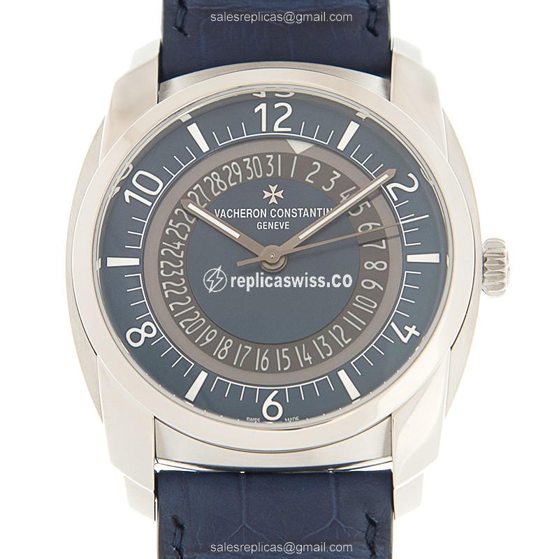 Vacheron Constantin Quai de L'Ile Watch - Auto - Blue Rubber