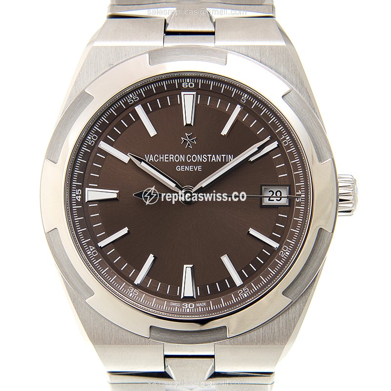 Vacheron Constantin 4500V/110A-B146 Overseas - Automatic - Brown Dial - Steel Case & Band