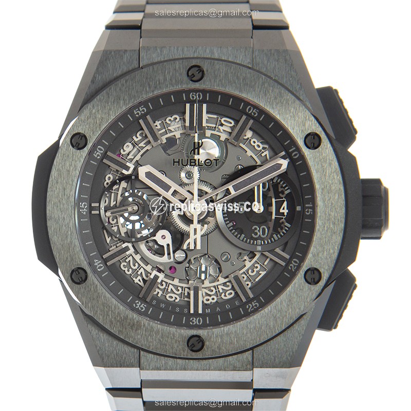 Hublot BIG BANG Replica - Automatic - Ceramic Case - Black Dial - Black Ceramic Strap