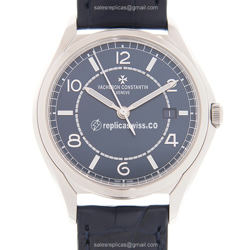 Vacheron Constantin FIFTYSIX Replica, Auto, Steel, Blue Dial - Luxury Replica FIFTYSIX Watch