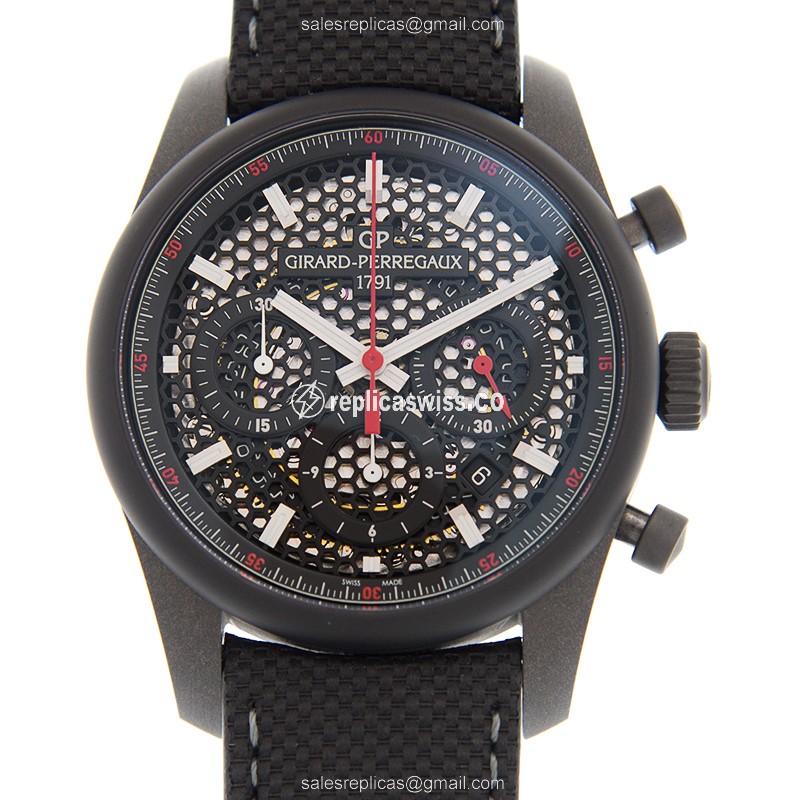 Girard Perregaux COMPETIZIONE Replica - Carbon Fiber - Black Automatic - Sapphire Crystal Clasp