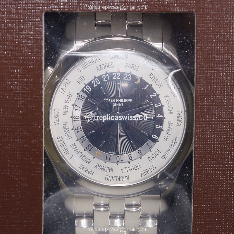 Patek Philippe 5130-1G-011 Replica - Auto - 18kt Gold - White Dial - Silver Clasp