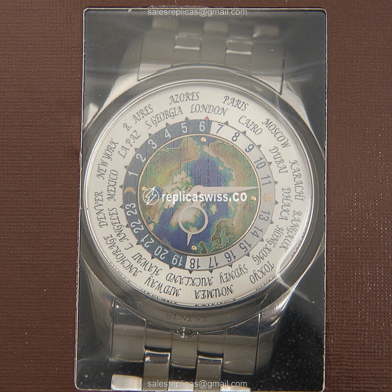 Patek Philippe 5131/1P-001 Replica - Automatic - Platinum Case - White Dial - Silver Gold Clasp - Luxury Replica COMPLICATIONS Watch