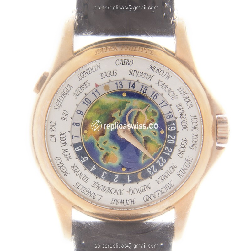 Patek Philippe 5131R-001 Replica - Automatic - Rose Gold - Brown Leather Strap