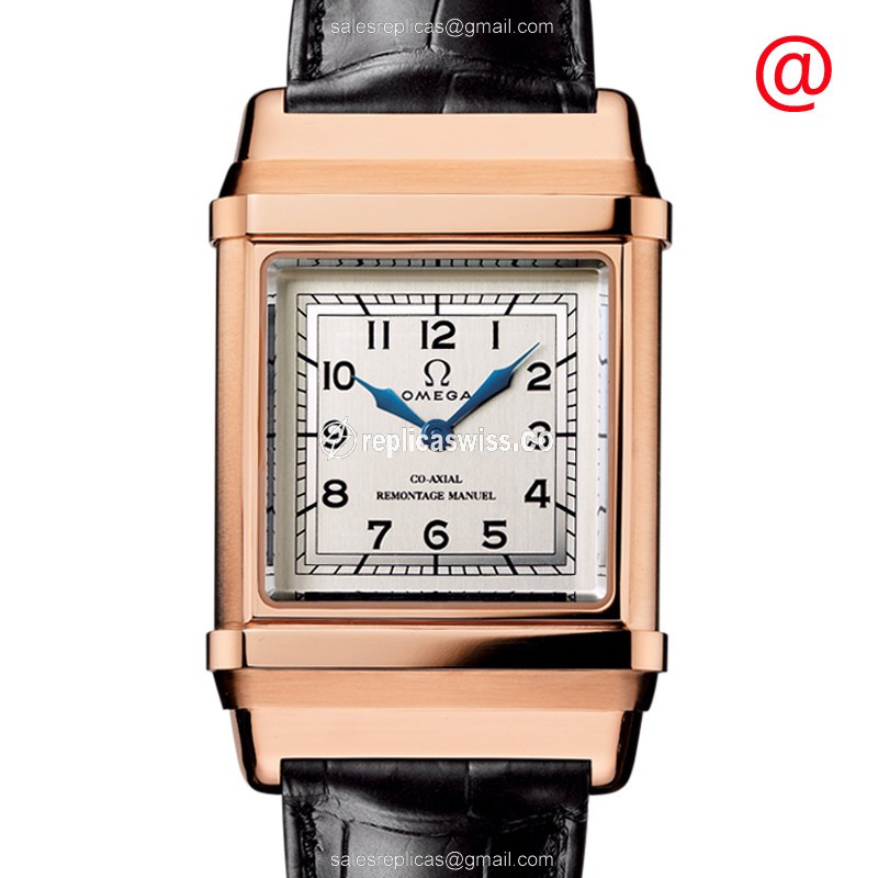 Omega 516.53.32.20.02.002 Manual Wind - 18kt Rose Gold Case, Silver Dial, Leather Strap - Luxury Replica SPECIALITIES Watch