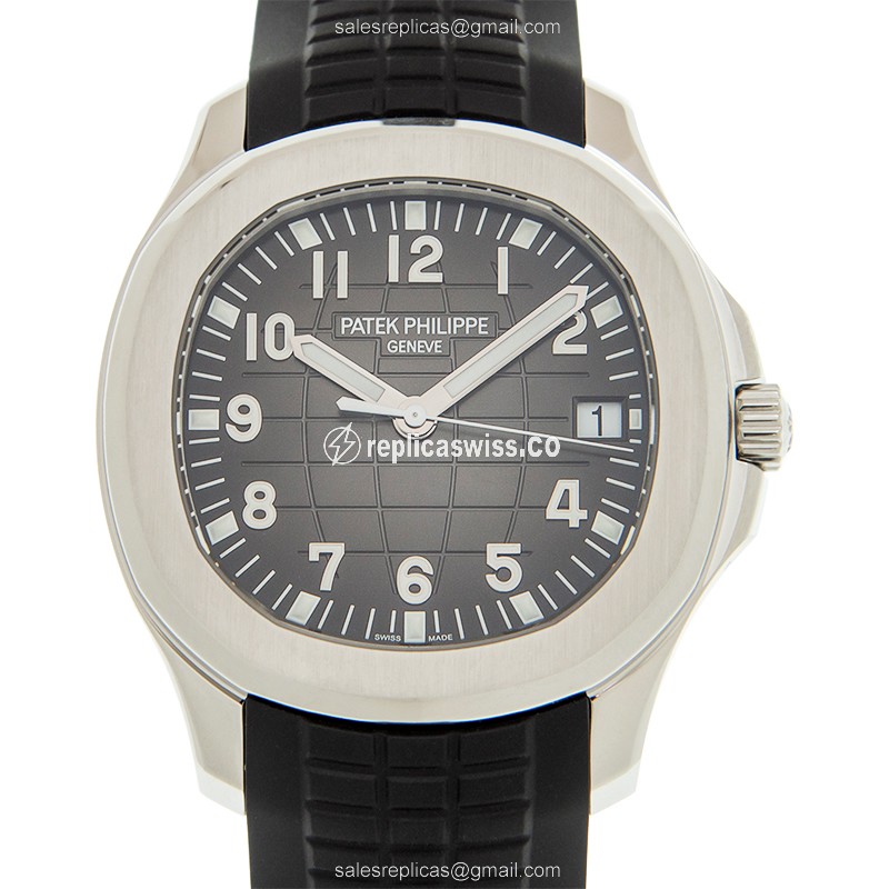 Patek Philippe AQUANAUT Replica - Automatic - Steel Case - Black Dial - Rubber Strap - Luxury Replica AQUANAUT Watch