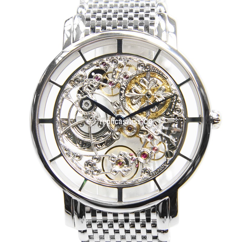 Patek Philippe 5180/1G-010 Complications Replica - Automatic - 18kt Gold Case - Silver Dial