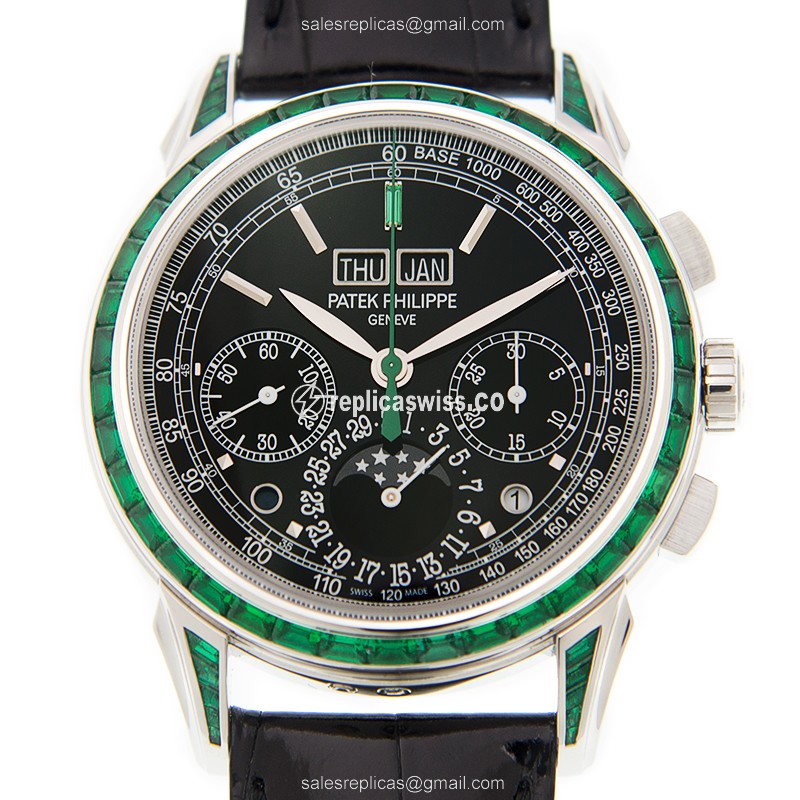 Patek Philippe 5271-13P-001 Grand Complications - Manual Wind - 950 Platinum Case - Black Dial - Alligator Black Strap
