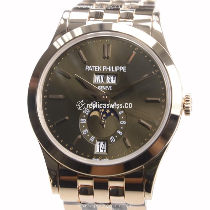 Patek Philippe 5396-1R-001 Complications - Auto - 18kt Rose Gold - Round Dial - Gold Clasp