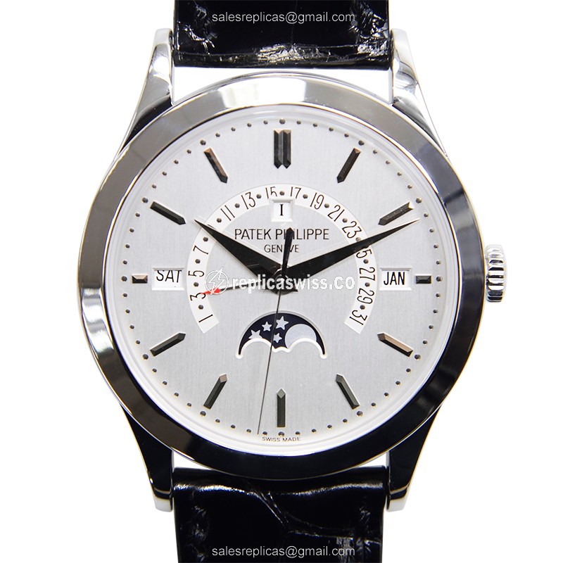 Patek Philippe 5496P Replica Watch - Platinum - Silver Dial