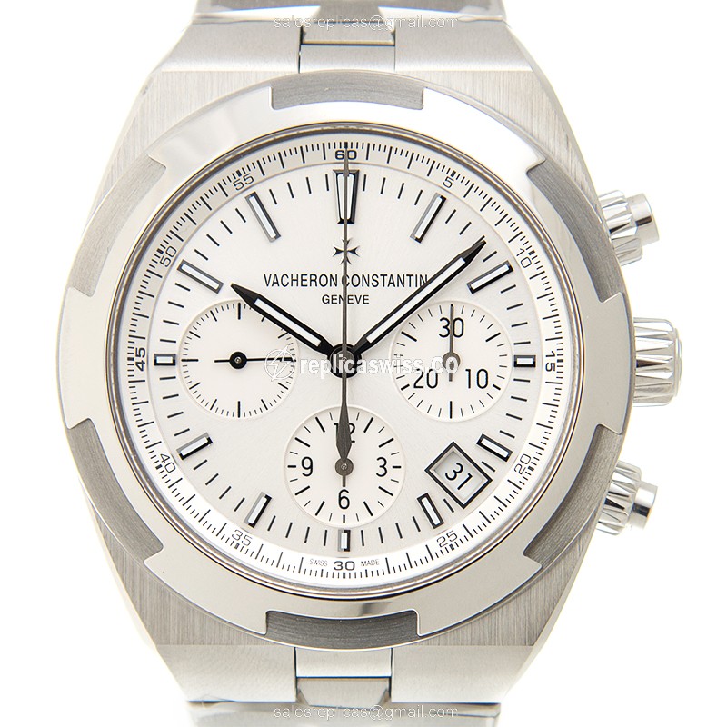 Vacheron Constantin Overseas Replica - Steel - Silver Dial - Luxury Replica OVERSEAS Watch
