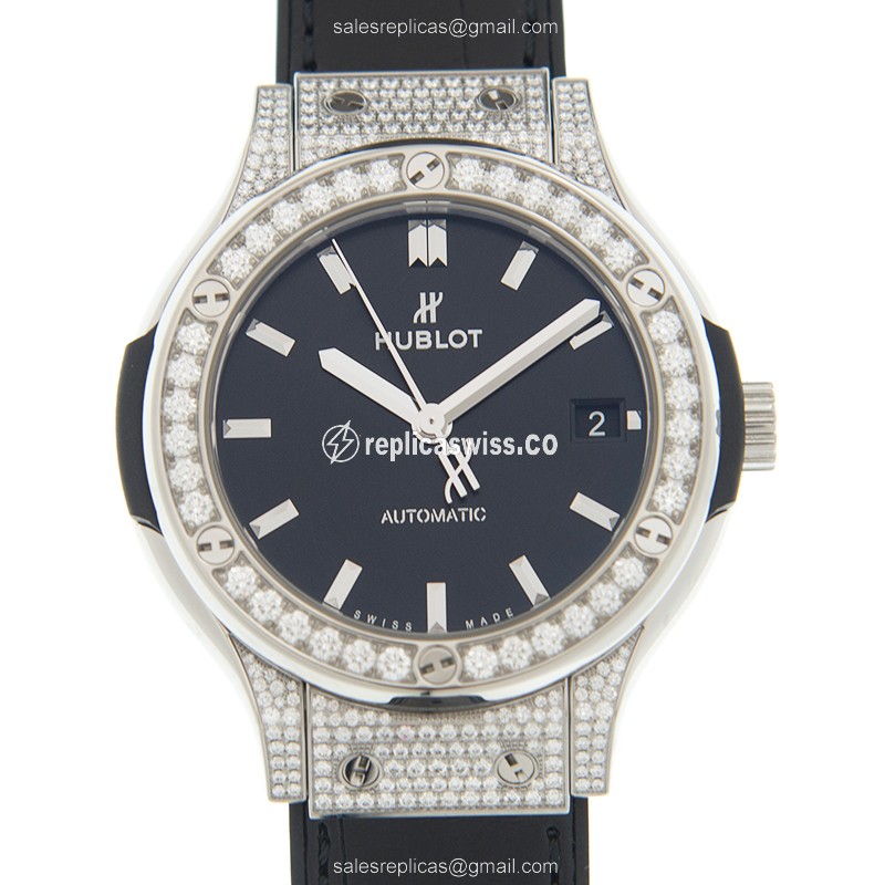 Hublot BIG BANG Manual - Titanium Case - Black Dial - Black Titanium Strap