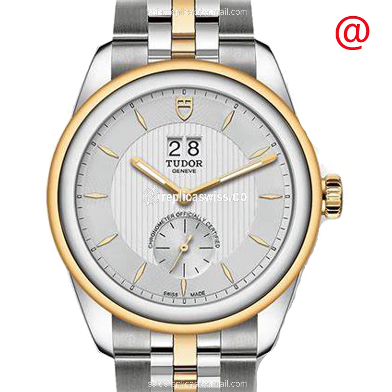 Tudor Glamour Date Replica - Automatic - 18kt Gold & Steel - White Dial - Luxury Replica GLAMOUR DATE Watch