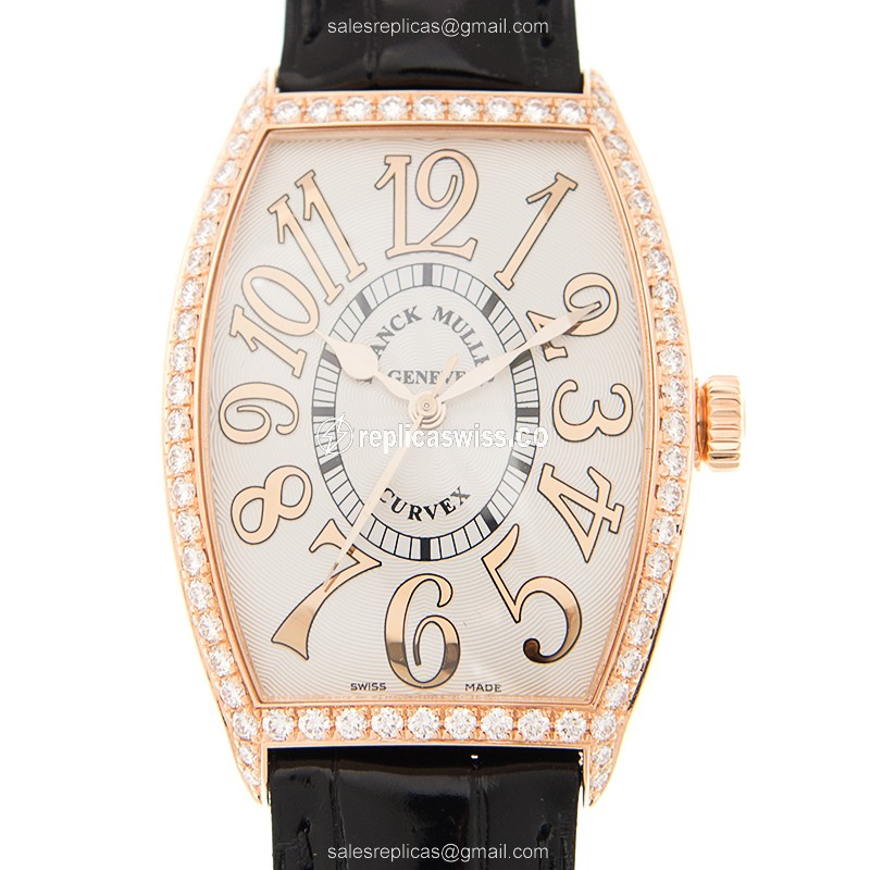 Franck Muller Cintree Curvex Replica - Automatic - White