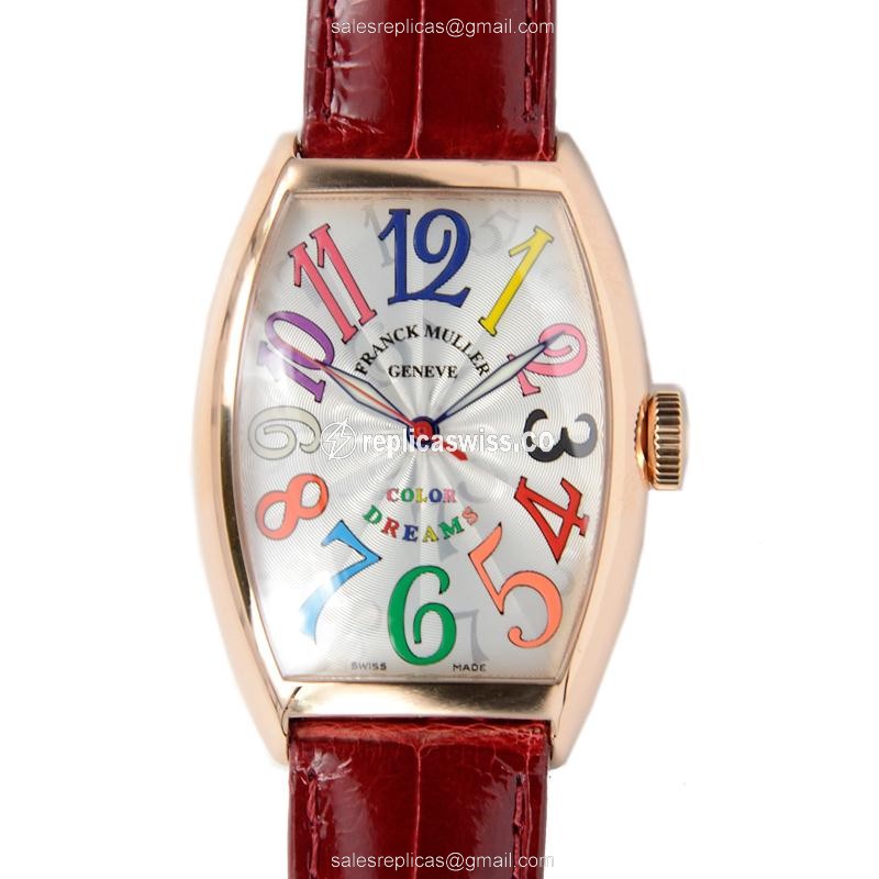 Franck Muller 5850 SC COL DRM (5N) CINTREE CURVEX Automatic 18kt Rose Gold