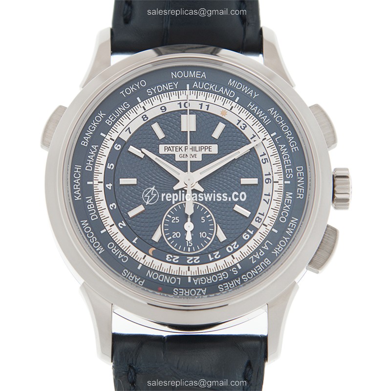 Patek Philippe 5930G-010 Replica - Automatic - Gold - Grey Dial - Leather Strap - Luxury Replica COMPLICATIONS Watch
