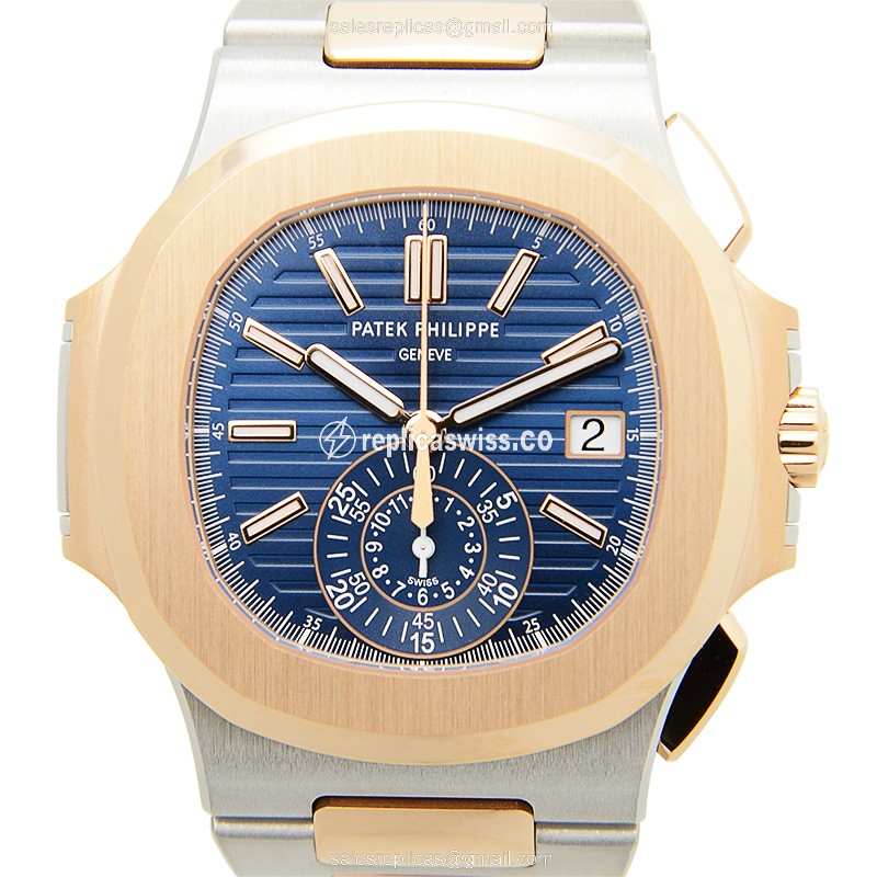 Patek Philippe Nautilus Replica Watch, Automatic, Blue Dial