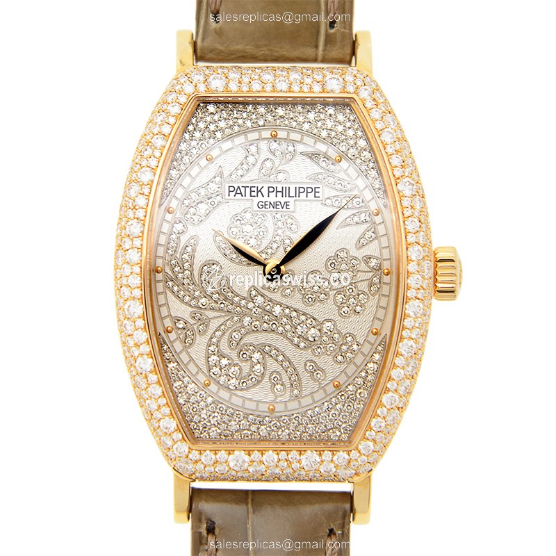 Patek Philippe 7099R-001 GONDOLO Manual Wind 18kt Rose Gold & Diamonds