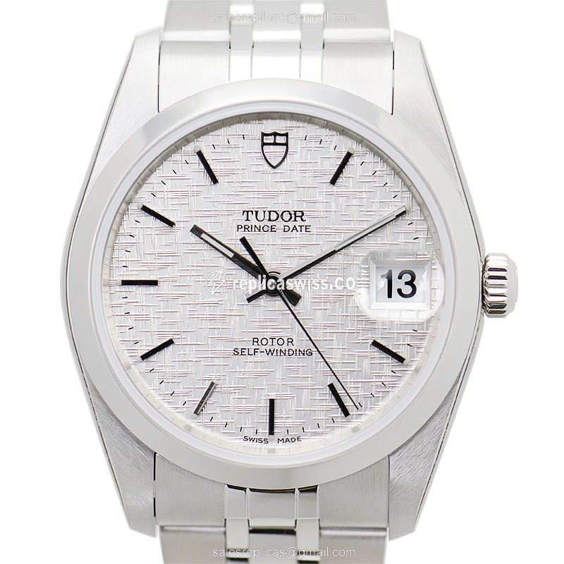 Tudor PRINCE DATE-DAY Automatic - Steel Case - Silver Dial - Clasp - Sapphire Crystal - Luxury Replica PRINCE DATE-DAY Watch