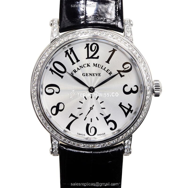 Franck Muller 7421 B S6 D (OG) LIBERTY Automatic 18kt White Gold & Diamond