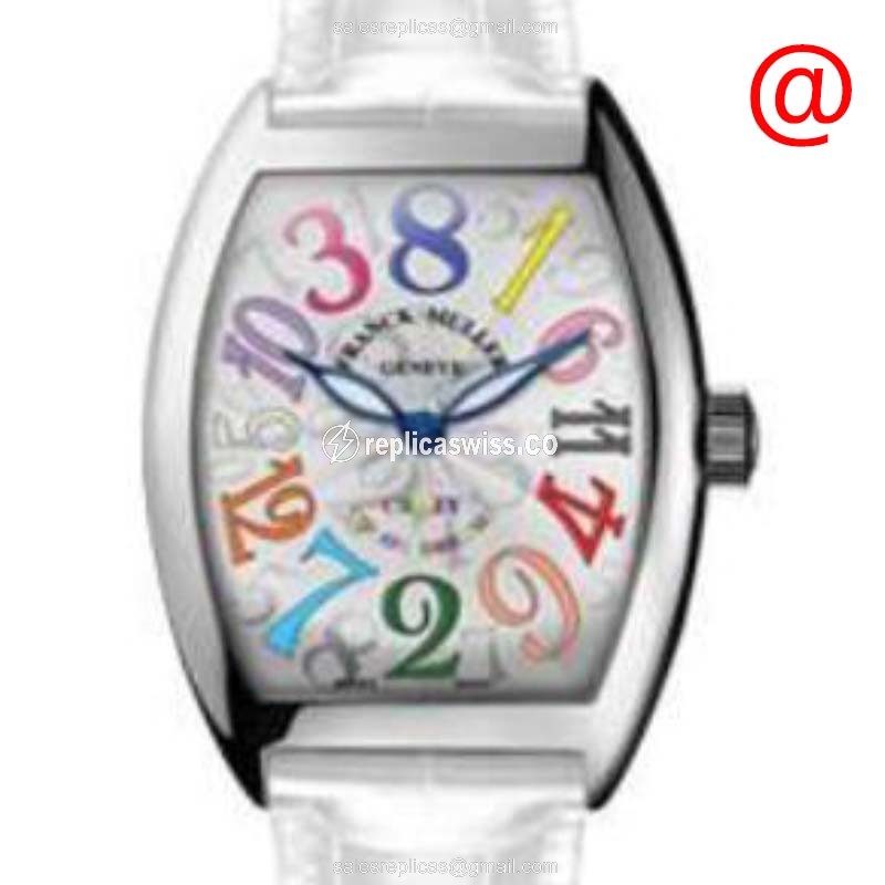 Franck Muller 7851 CH COL DR BL V(AC) CINTREE CURVEX Automatic Stainless Steel - Luxury Replica CINTREE CURVEX Watch
