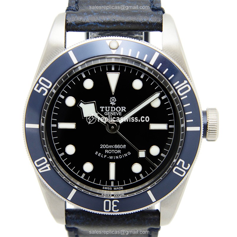 Tudor Heritage Black Bay Replica - Automatic - Steel - Black - Luxury Replica HERITAGE BLACK BAY Watch
