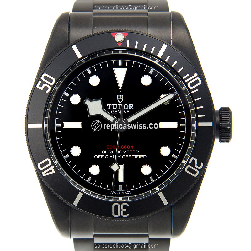 Tudor Heritage Ranger Replica - Automatic - Black Dial - Steel Case - Black Band - Luxury Replica HERITAGE RANGER Watch