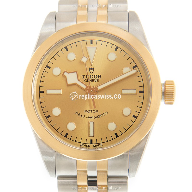 Tudor Black Bay Replica Watch - Automatic - Gold & Steel