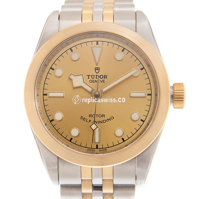 Tudor Black Bay 32 Watch Replica - Auto - 18kt Gold Dial