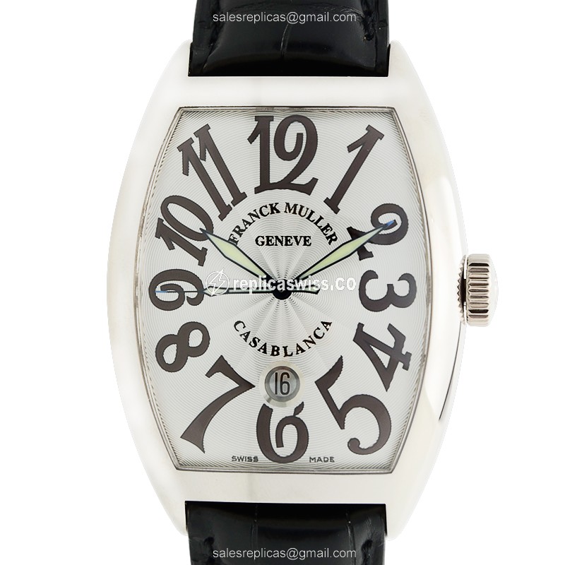 Replica Franck Muller Casablanca - Automatic - Silver Dial - Luxury Replica CASABLANCA Watch