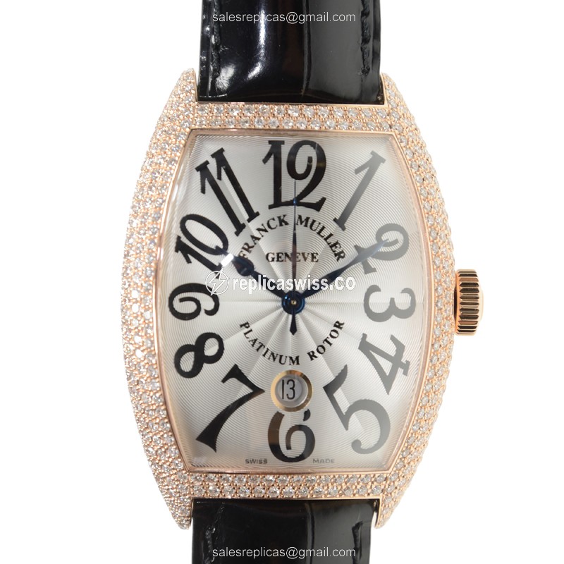 Franck Muller 8880 SC DT D (5N) MASTER OF COMPLICATION Automatic 18kt Rose Gold & Diamonds - Luxury Replica MASTER OF COMPLICATION Watch