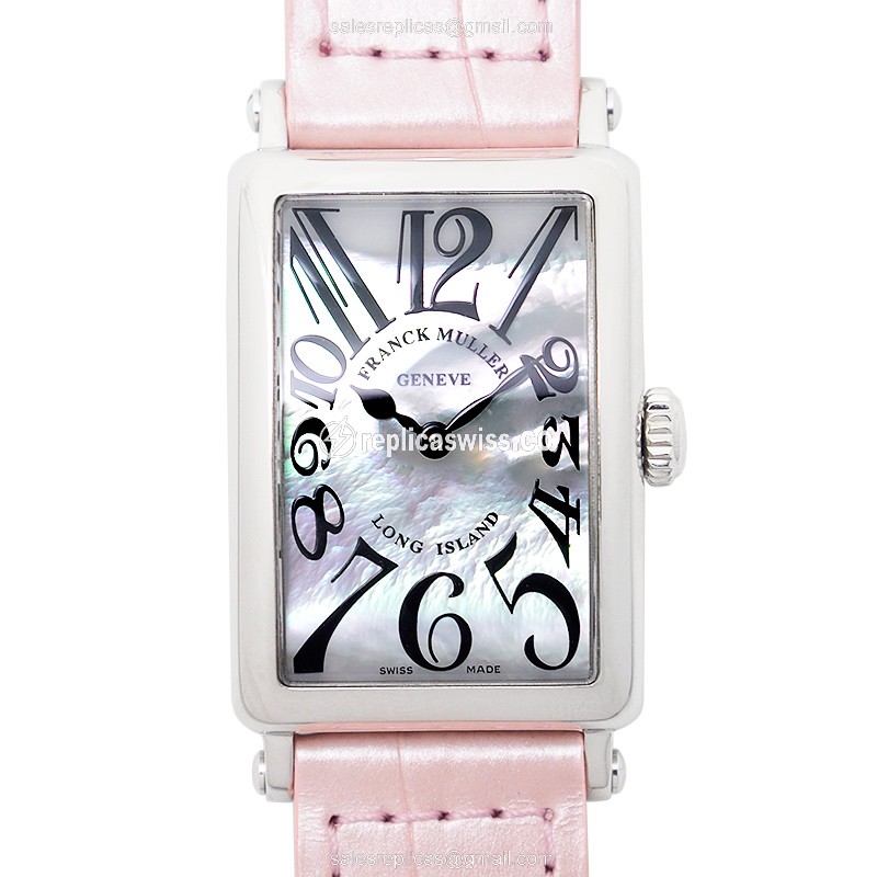 Franck Muller 902 QZ MOP (AC) LONG ISLAND Quartz Stainless Steel - Luxury Replica LONG ISLAND Watch