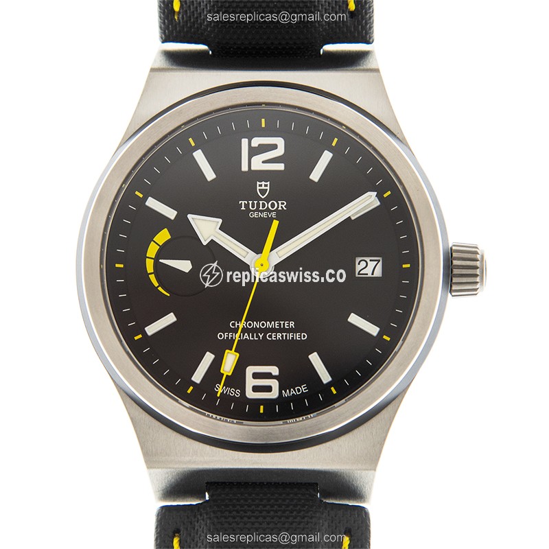 Tudor North Flag Replica - Automatic - Steel - Black Dial - Luxury Replica NORTH FLAG Watch