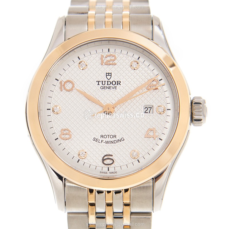 Tudor 91351-67011-6DI-SV Replica | Automatic | 18kt Rose Gold Case | Silver Dial - Luxury Replica 1926 Watch