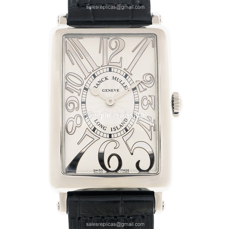 Franck Muller 952 QZ REL AC LONG ISLAND - Quartz - Silver Dial, Buckle Clasp