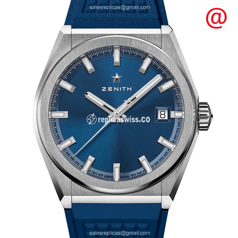 Zenith DEFY Automatic Replica - Titanium - Blue Dial