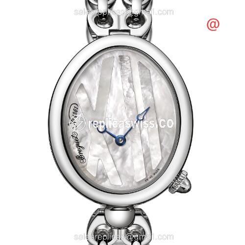 Breguet 9807ST/5W/J50 REINE DE NAPLES - Automatic - White Dial - Steel Case & Band - Luxury Replica REINE DE NAPLES Watch