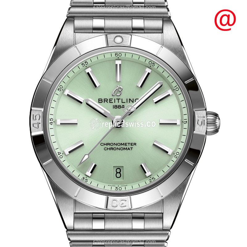 Breitling Chronomat B01 Replica Watch - Auto - Green Dial