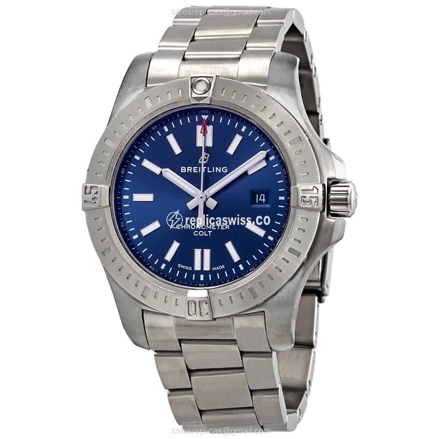 Breitling Challenger A17388101C1A1 Replica - Automatic - Blue Dial - Steel Case & Band