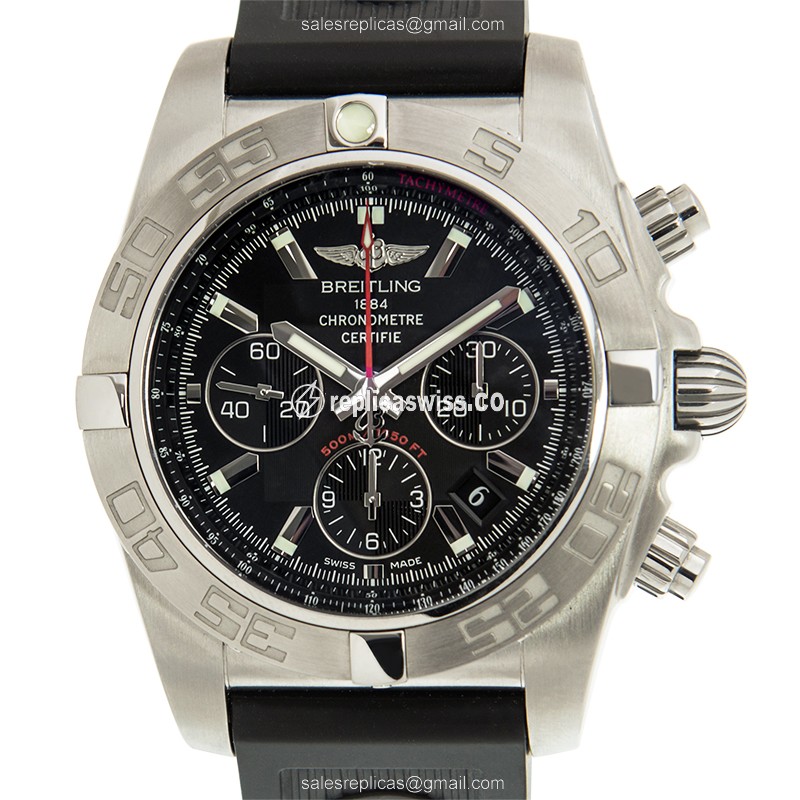 Breitling Challenger Replica Watch - Automatic - Black Dial