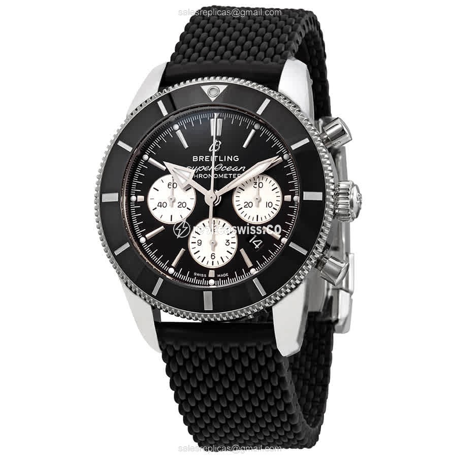 Breitling Superocean Heritage Replica - Steel - Black Rubber - Luxury Replica SUPEROCEAN HERITAGE Watch