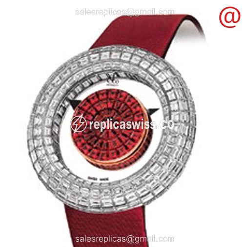 Jacob & Co BM555.34.BD.BR.BTD4A Replica - Quartz - 18kt White Gold - Diamond - Sapphire Crystal