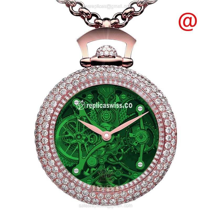 Jacob & Co BS231.40.RD.QG.A40AA - Manual Wind - 18kt Rose Gold - Dark Green Dial