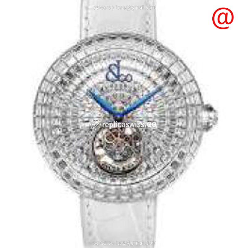 Jacob & Co. BT543.30.BD.BD.BSB4D - Manual Wind - 18kt White Gold - Sapphire Crystal - Luxury Replica BRILLIANT Watch
