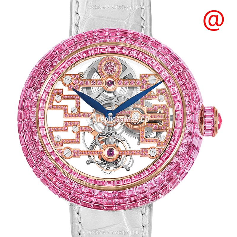 Jacob & Co BRILLIANT 18kt Rose Gold - Manual Wind - Sapphire Crystal - RB.BSB4D - Luxury Replica BRILLIANT Watch