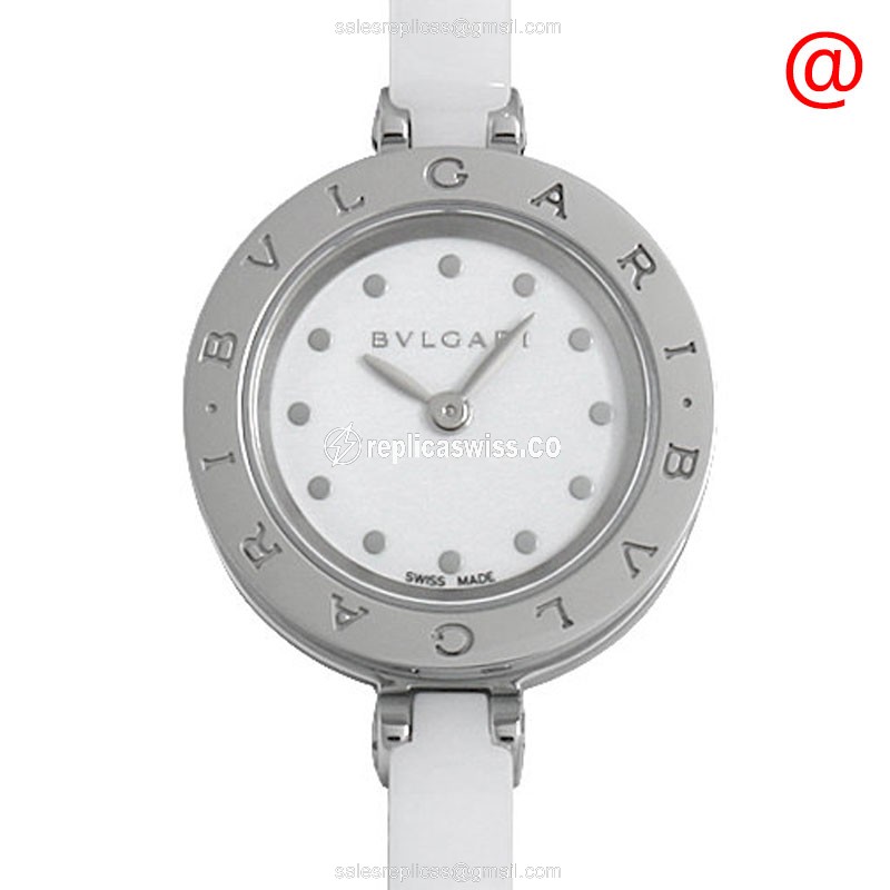 Bulgari B.ZERO1 Quartz - Stainless Steel Case - White Dial - Ceramic Strap - Luxury Replica B.ZERO1 Watch