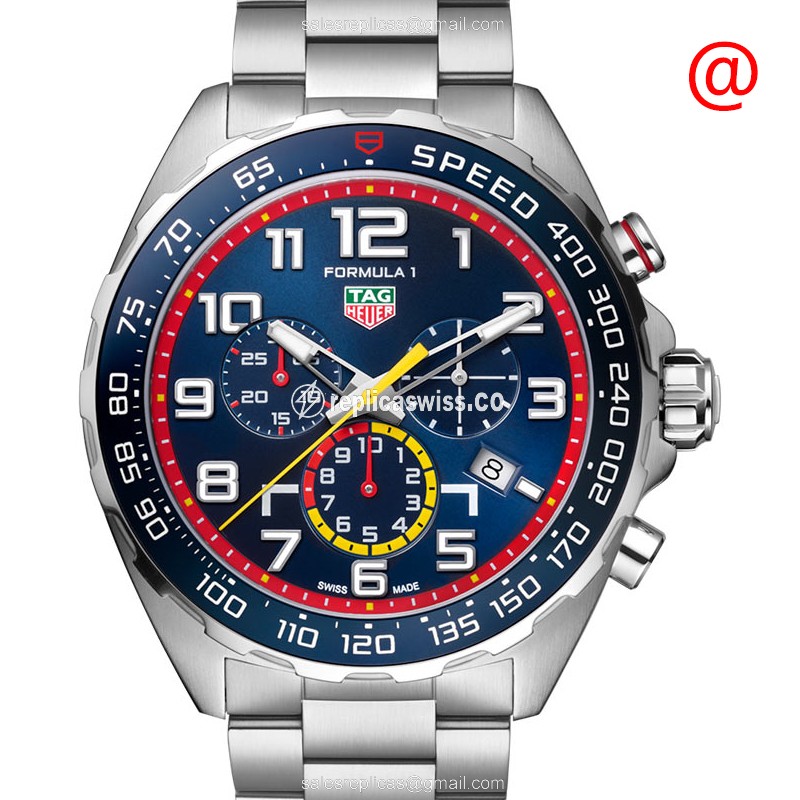 Tag Heuer Formula 1 Quartz - Blue Dial - Silver Steel - Clasp - Luxury Replica FORMULA 1 Watch