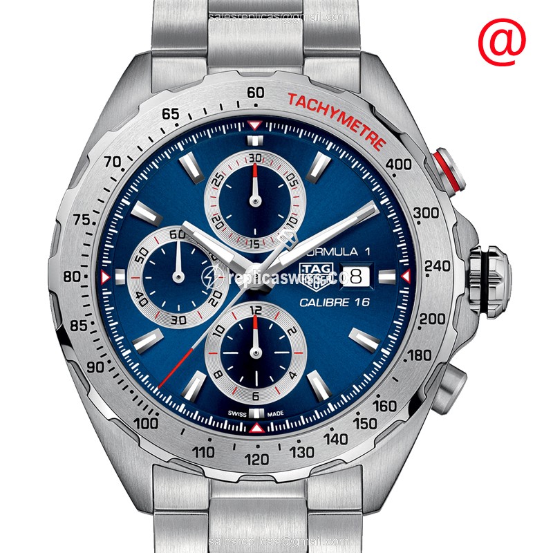 Tag Heuer Formula 1 Replica - Automatic - Steel Case - Blue Dial - Silver Strap - Luxury Replica FORMULA 1 Watch