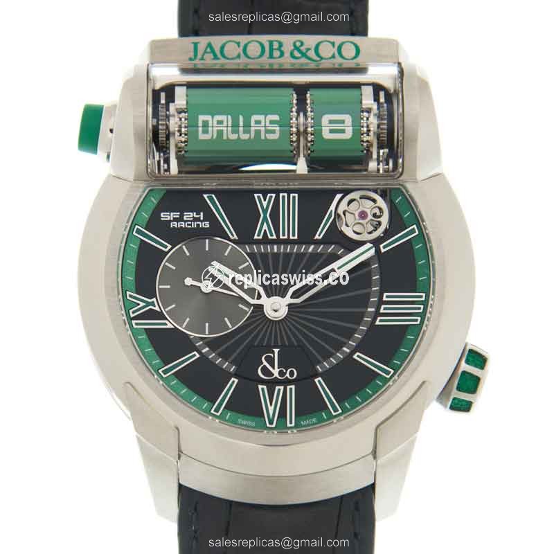 Jacob & Co EPIC SF24 Replica - Auto - Titanium - Black Dial